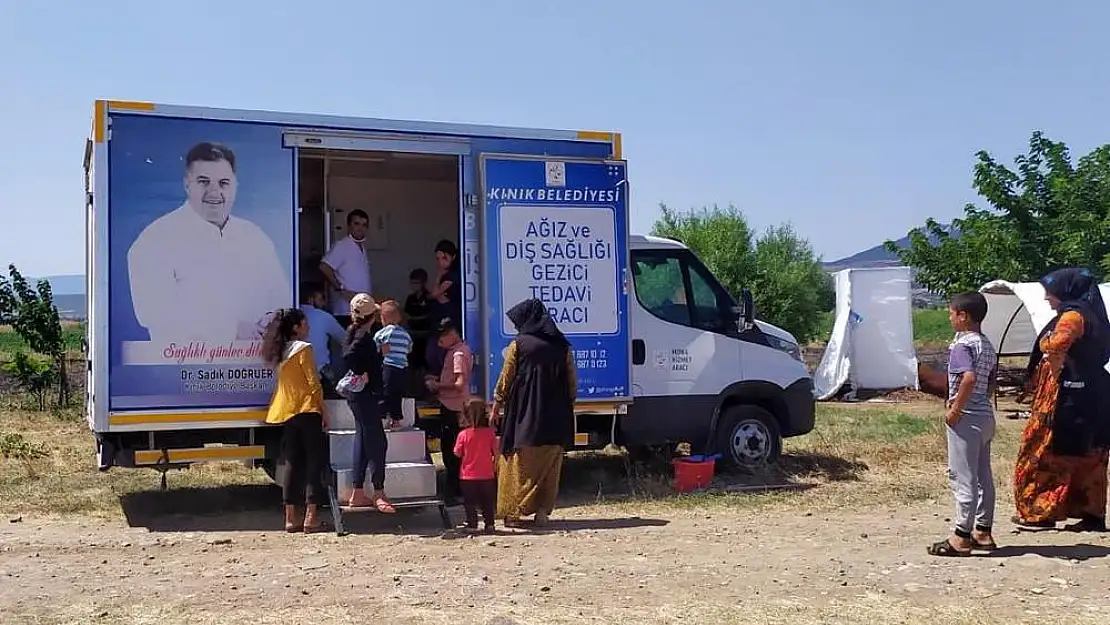 Tarım işçilerine gezici sağlık taraması yapıldı