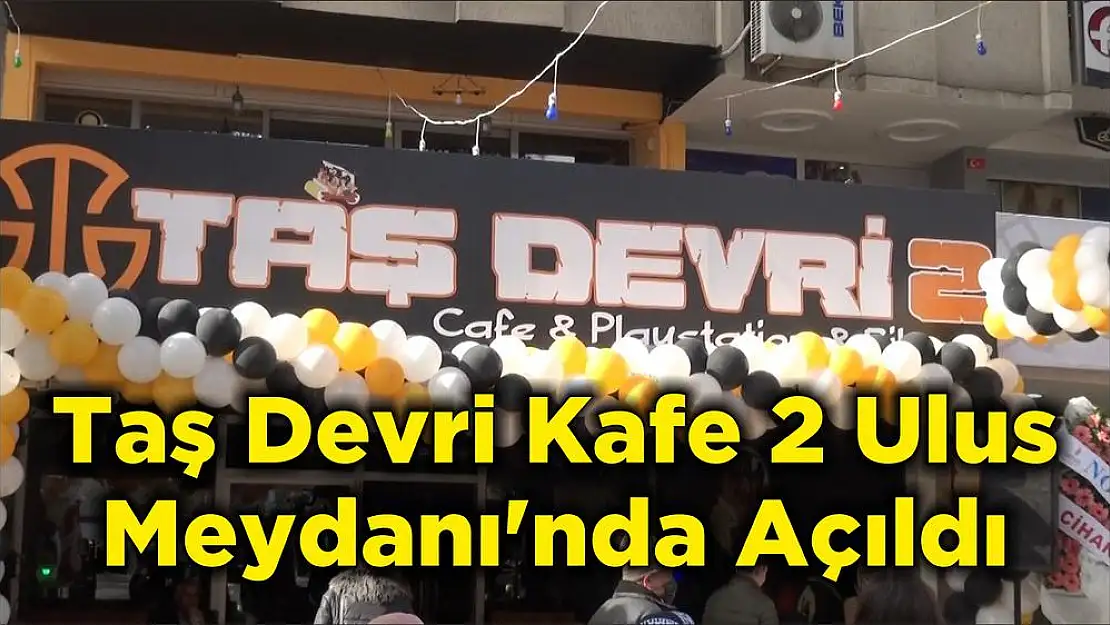 Taş Devri Kafe 2 Ulus Meydanı'nda Açıldı