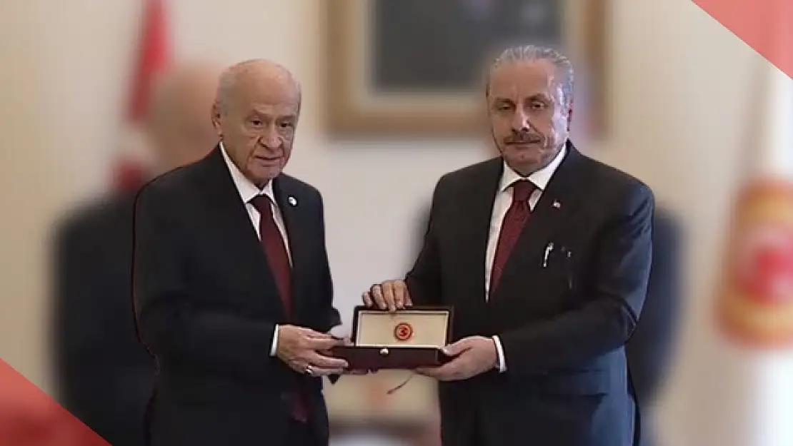 TBMM Başkanı Mustafa Şentop, görevi Devlet Bahçeli’ye devretti