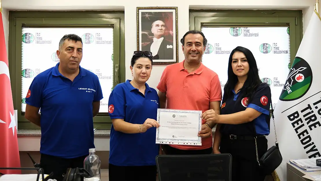 Tire Belediyesi'nde Afet Bilinci Eğitimi Verildi