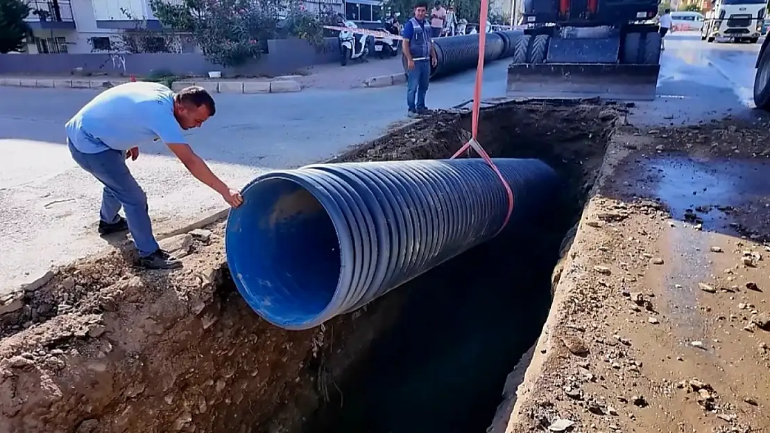 Tire'de 180 Milyonluk Yağmur Suyu Hattı Yatırımı
