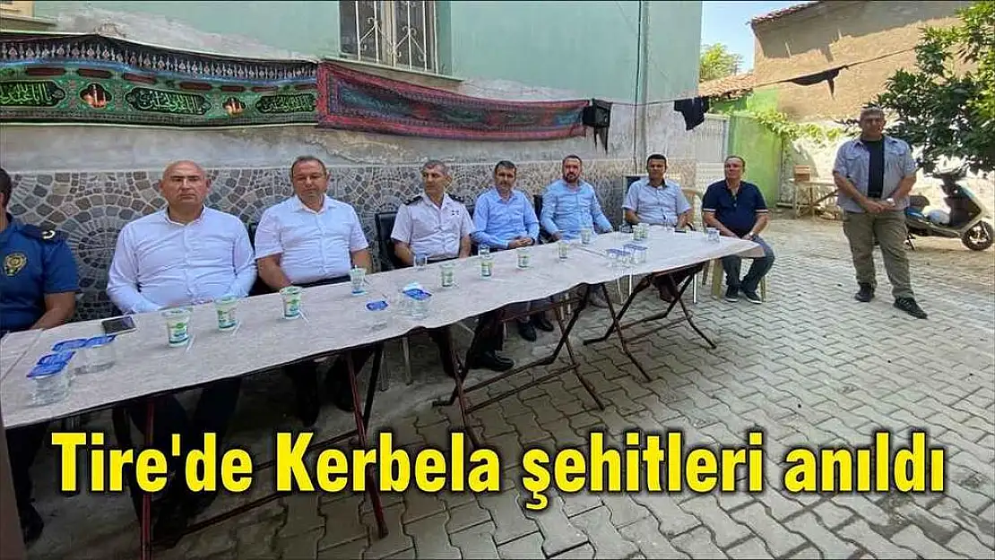 Tire’de Kerbela şehitleri anıldı