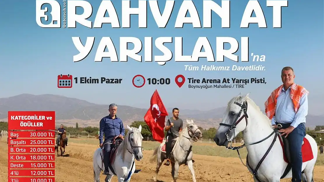 Tire’de Rahvan At Yarışları Heyecanı!