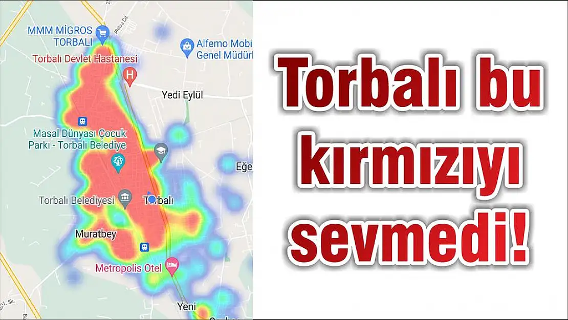 Torbalı bu kırmızıyı sevmedi!
