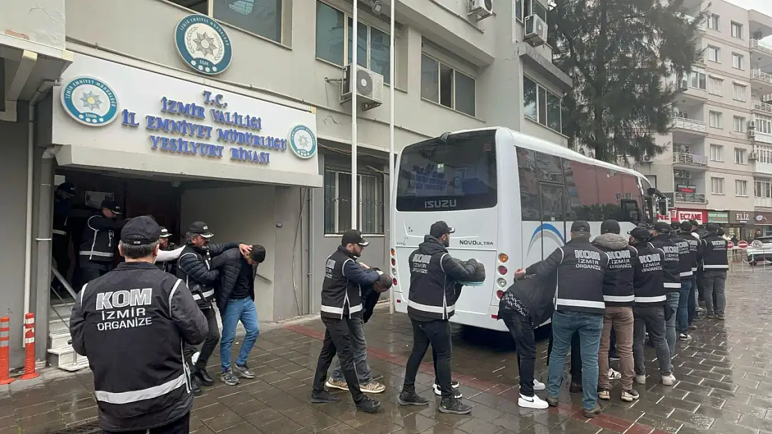 Torbalı'da Suç Örgütüne Operasyon 12 Kişi Tutuklandı