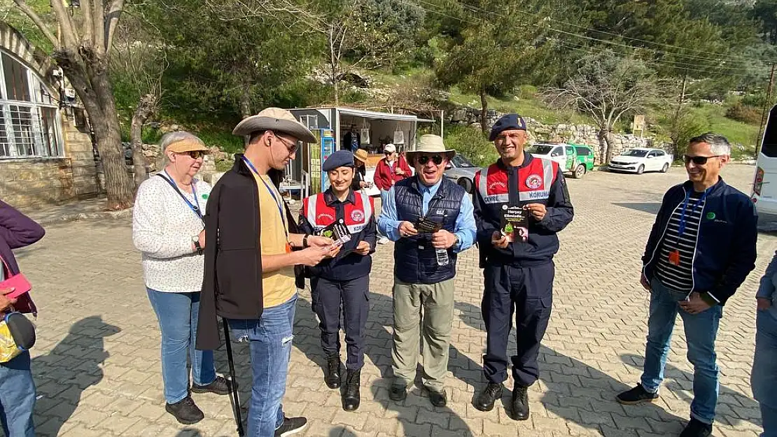 Turistler, orman yangınlarına karşı bilgilendirildi