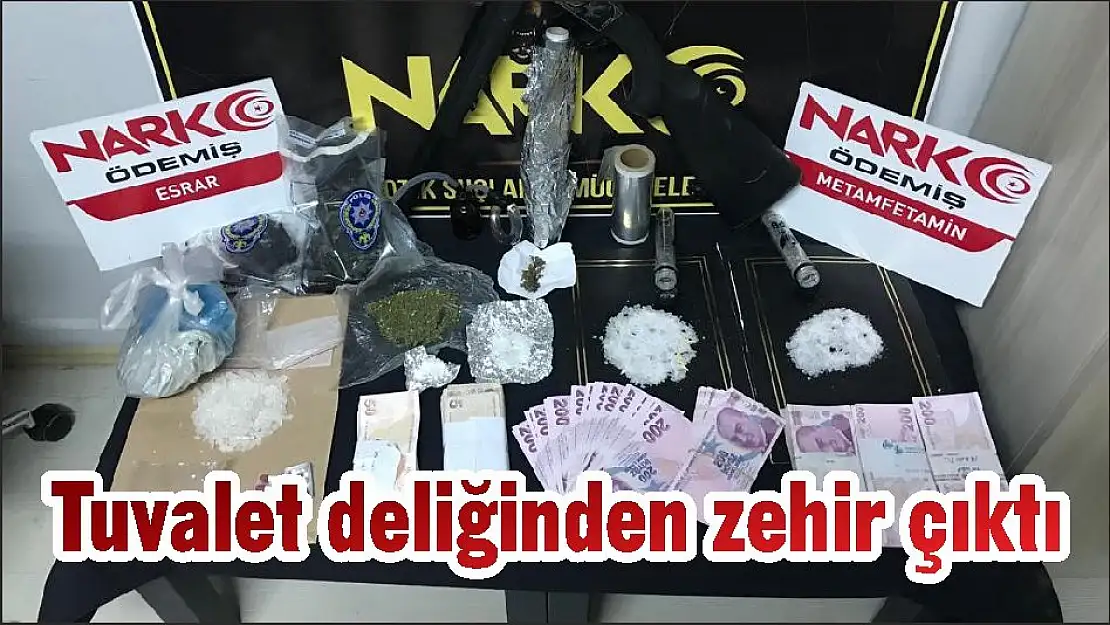 Tuvalet deliğinden zehir çıktı