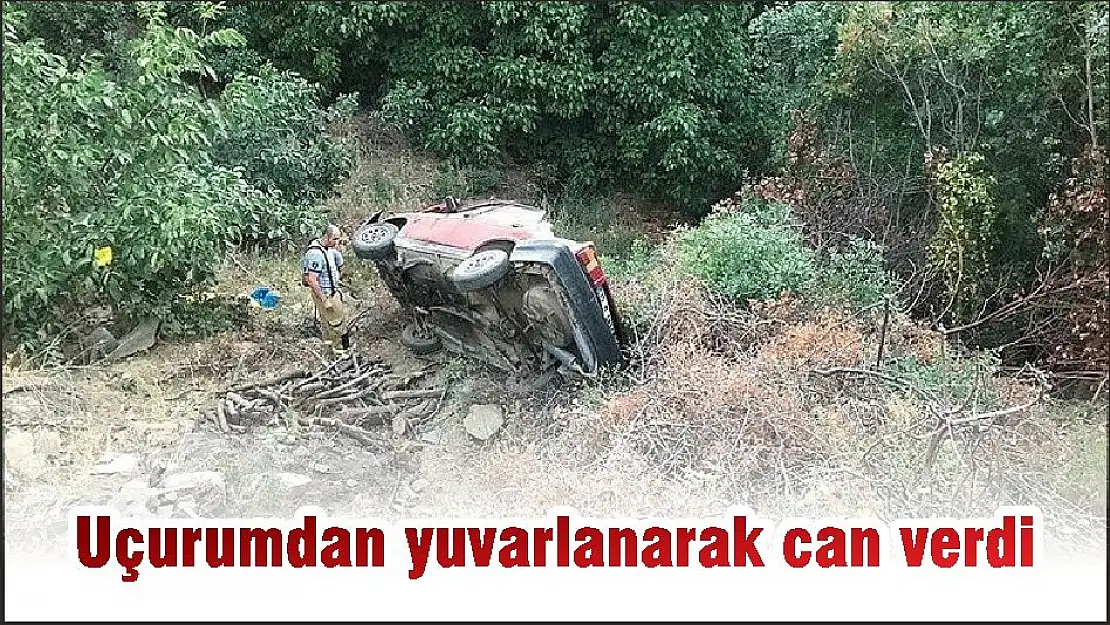 Uçurumdan yuvarlanarak can verdi