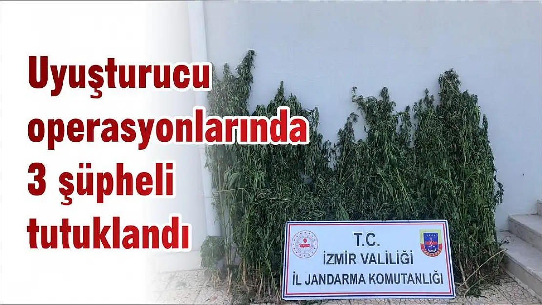 Uyuşturucu operasyonlarında 3 şüpheli tutuklandı