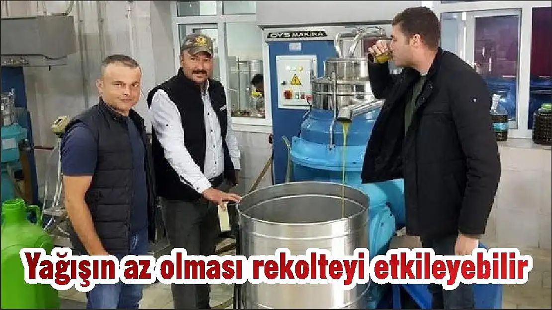 Yağışın az olması rekolteyi etkileyebilir
