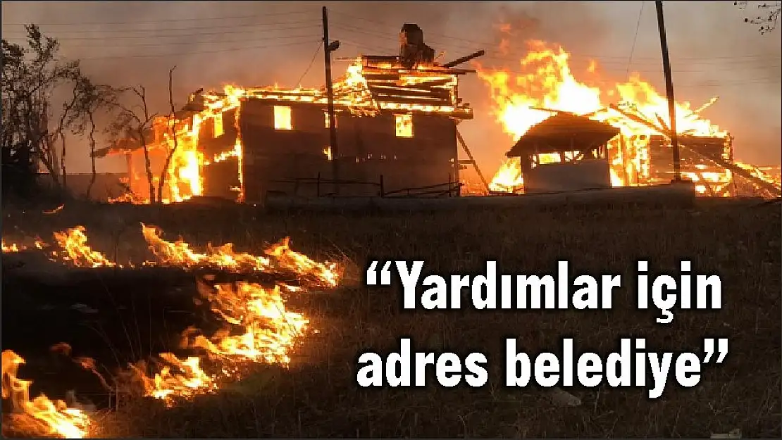 'Yardımlar için adres belediye'