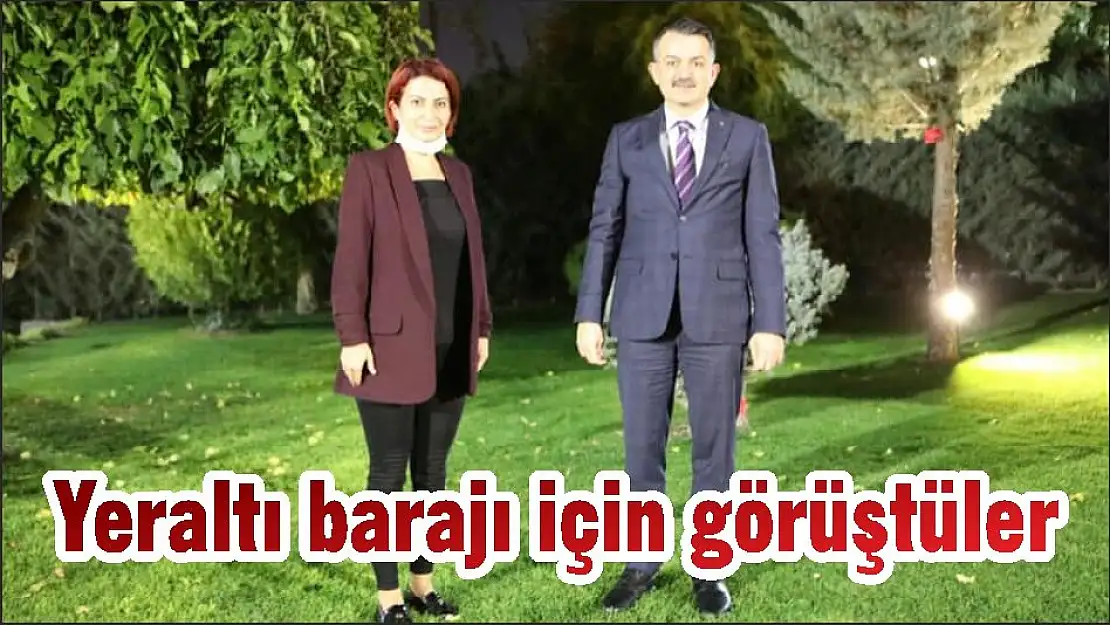 Yeraltı barajı için görüştüler