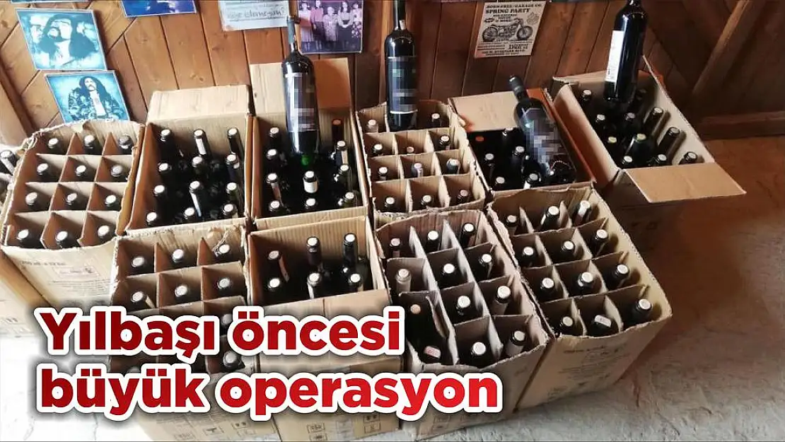 Yılbaşı öncesi büyük operasyon
