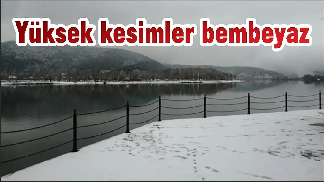 Yüksek kesimler bembeyaz