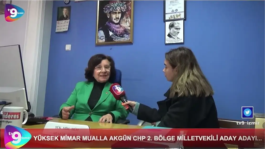 YÜKSEK MİMAR MUALLA AKGÜN CHP 2. BÖLGE MİLLETVEKİLİ ADAY ADAYLIĞINI AÇIKLADI