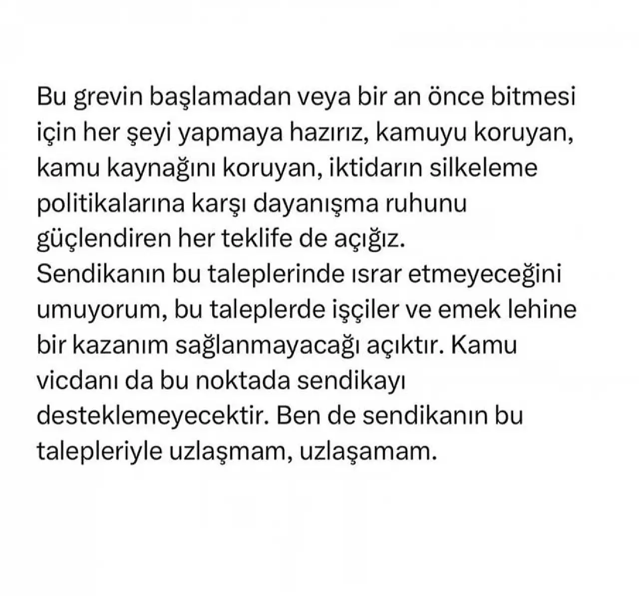 İzmir'de Grev Başladı: Başkan Tugay'dan Net Mesajlar