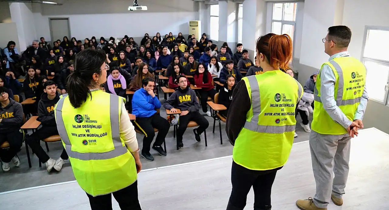 Tire Belediyesi'nden Öğrencilere Çevre Bilinci Eğitimi