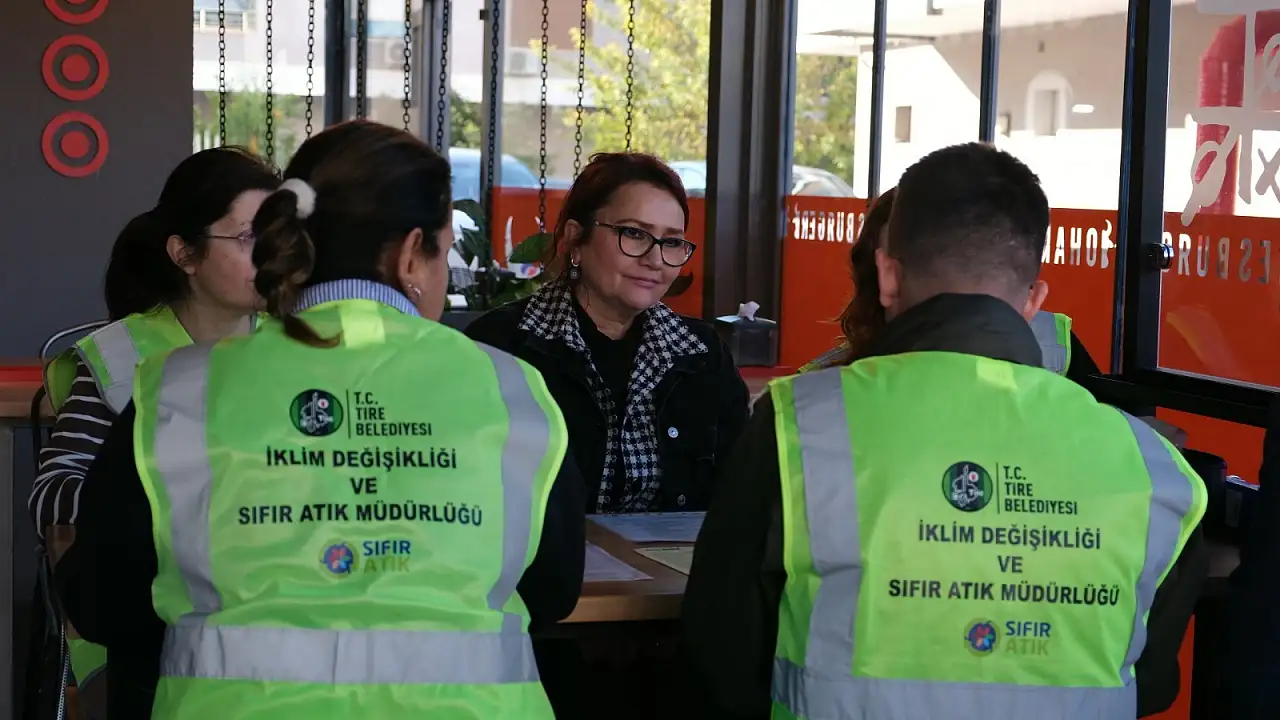 Tire Belediyesi'nden, işletmelere atık yağ denetimi ve bilgilendirmesi