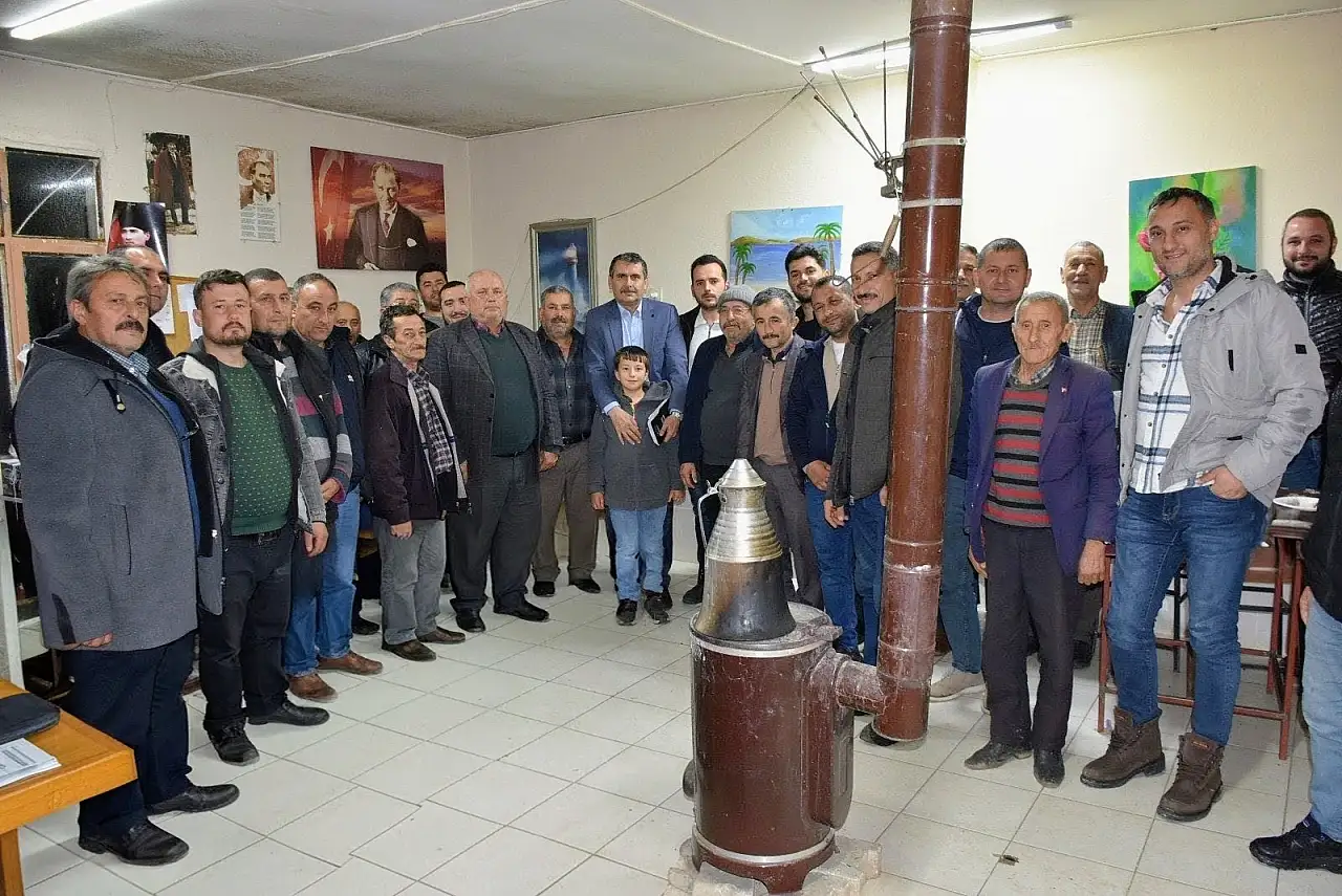 Tire Süt Başkanı Osman Öztürk köy turlarında