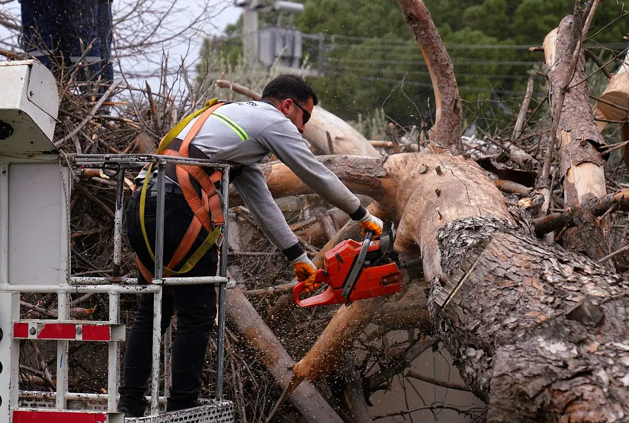 Tire Belediyesi Ekipleri, Fırtına Mesaisinde