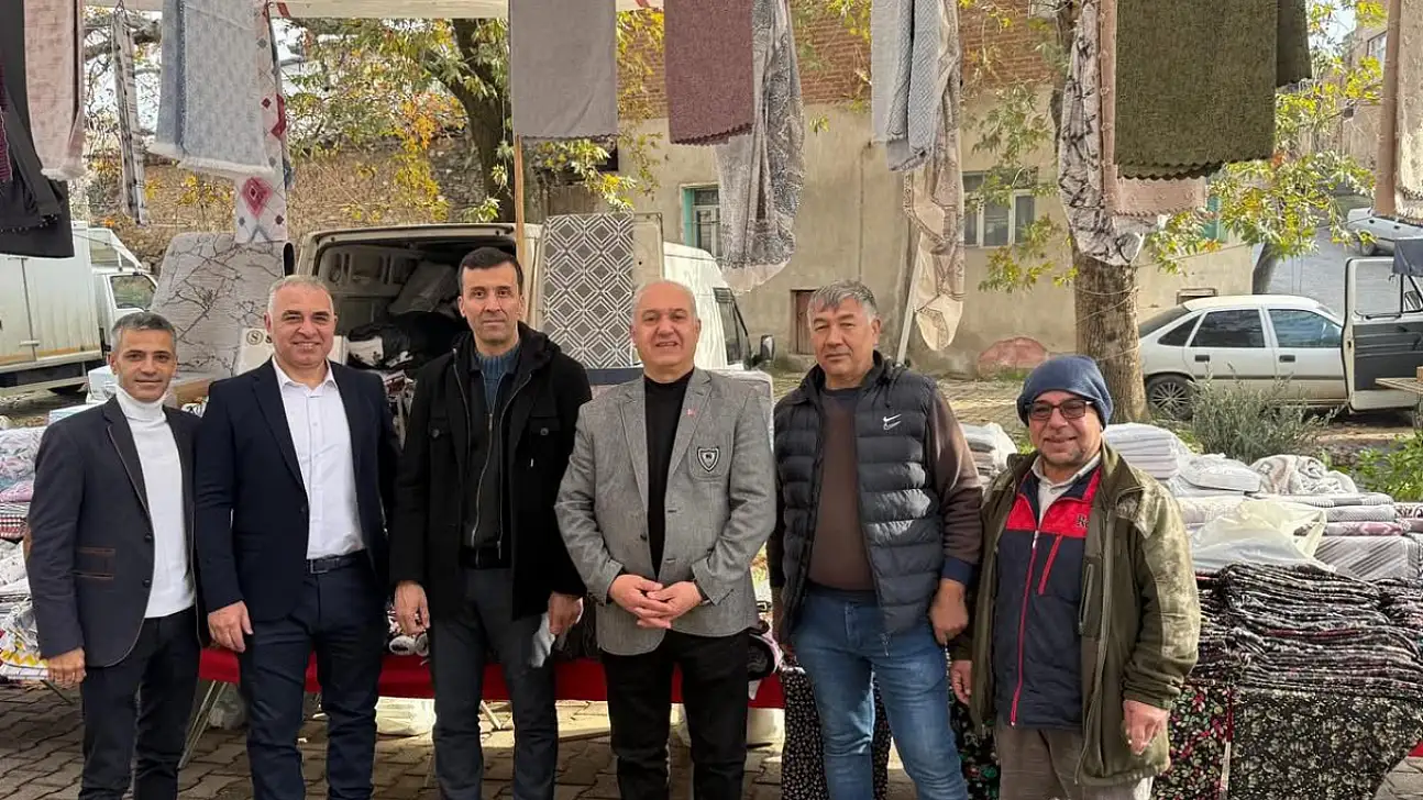 HÜSEYİN DÖNER ESNAFIN YANINDA: ZİYARETLER SÜRÜYOR