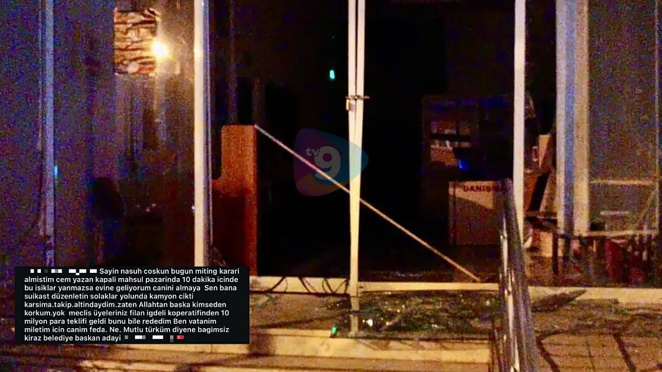 KİRAZ'DA BELEDİYE KAPISINA SALDIRI: BAŞKAN'A TEHDİT SAVURAN ŞÜPHELİ GÖZALTINDA