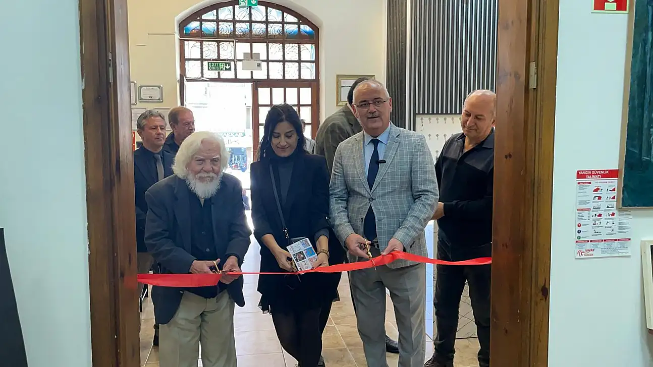 Ödemiş'te '10. Savaş–Recep Bassoy Türkçemize Özen Dil–Yazın Ödülü' Kapsamında Resim Sergisi Açıldı