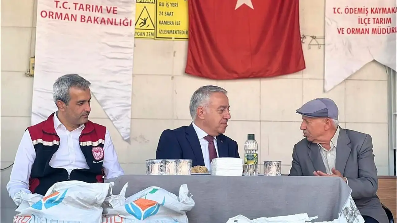 Ödemiş'te Organik İncir Projesi Kapsamında Destekler Üreticilere Ulaştırıldı