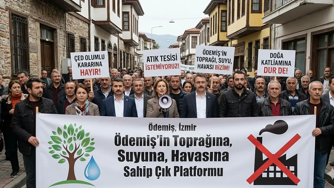ÖDEMİŞ'TE TARTIŞMALI TESİSE ÇED ONAYI: PLATFORMDAN SERT TEPKİ