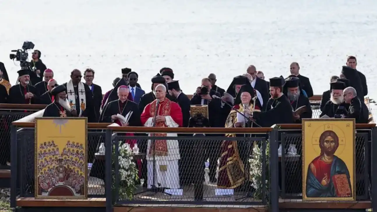 Papa 14. Leo, İznik'te Ayine Katıldı, Programı İstanbul'da Devam Edecek