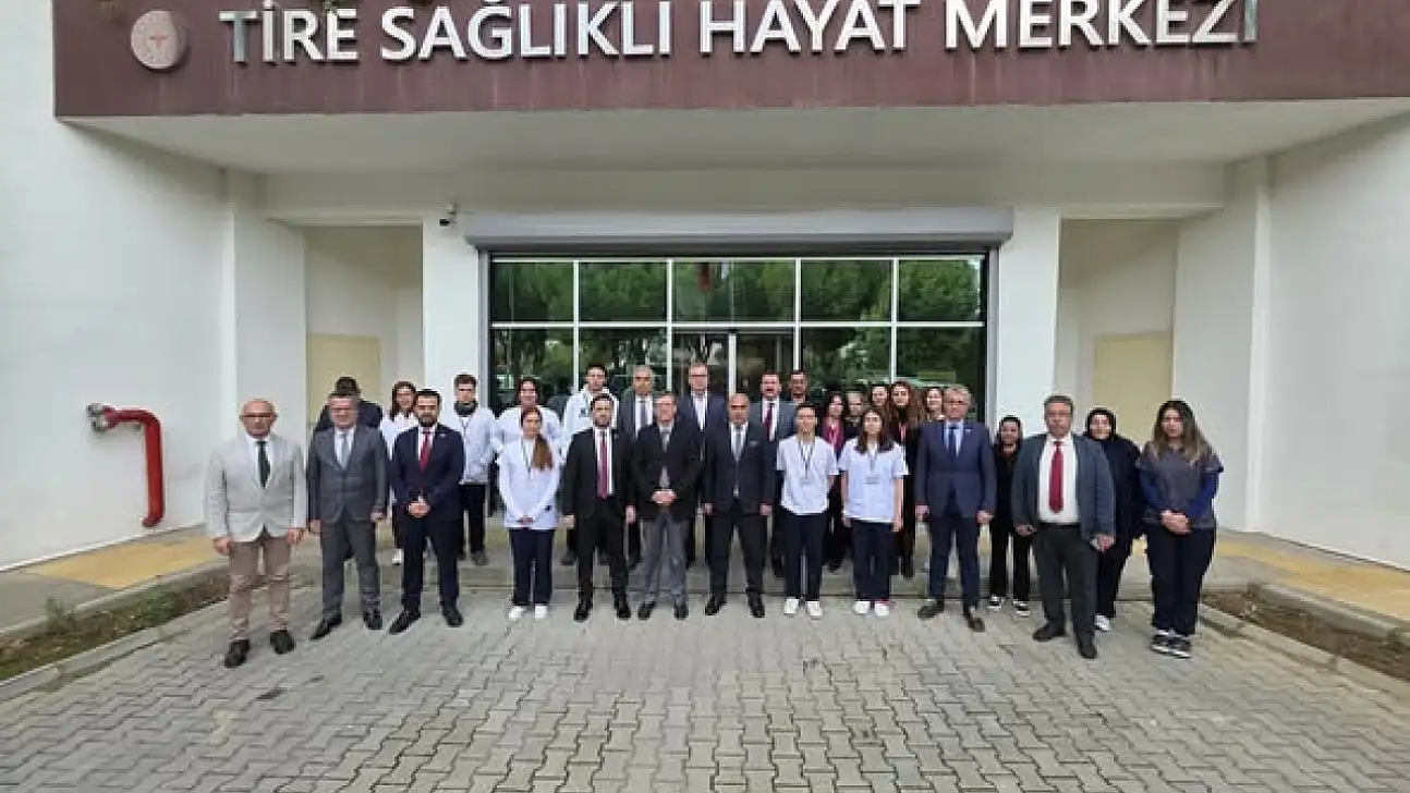 Tire'de İl Sağlık Müdürü Ayhan Kul Ziyareti
