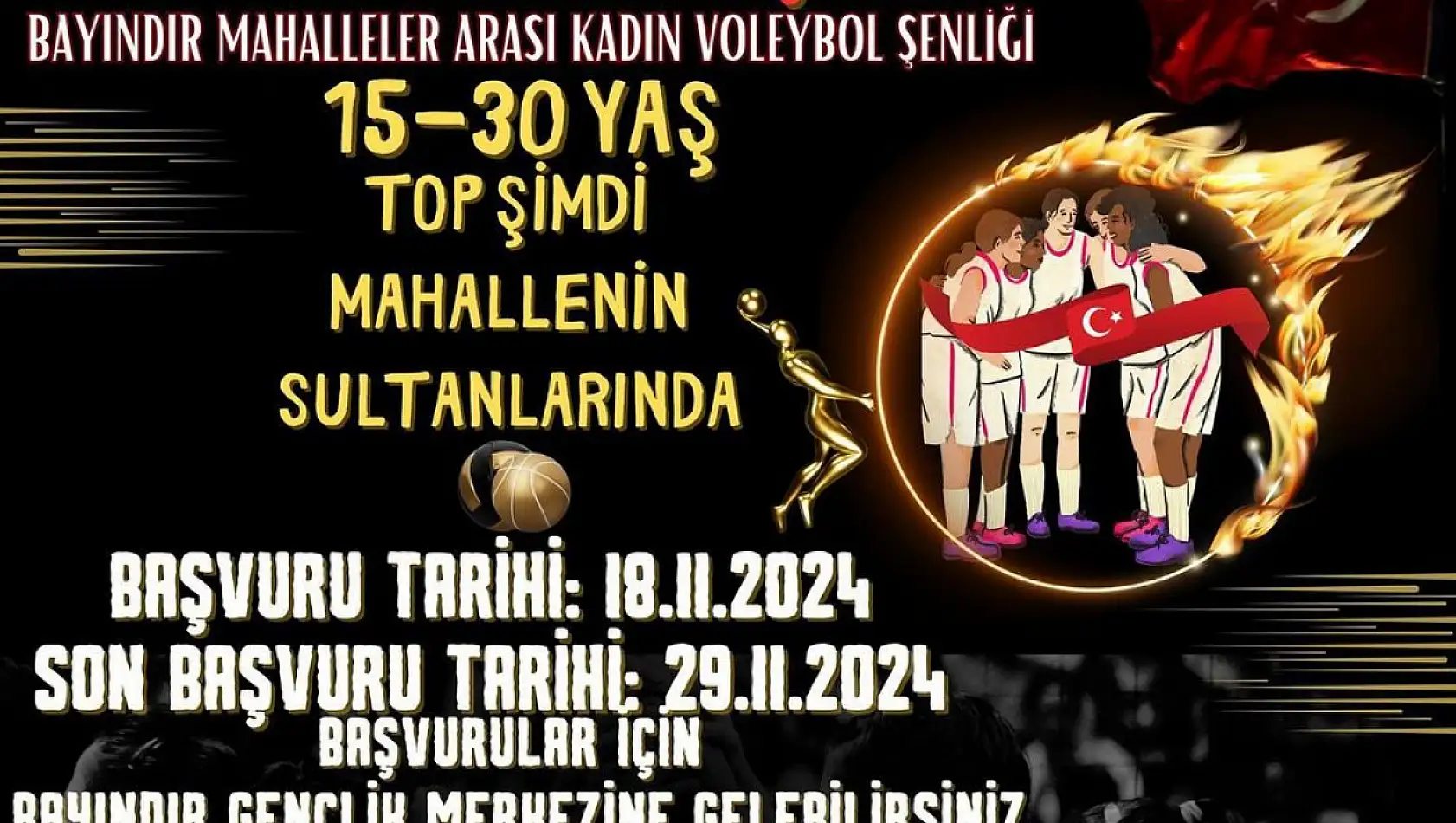 Bayındır'da Mahalleler Arası Kadın Voleybol Şenliği Başlıyor: 'Mahallenin Sultanları' Sahaya Çıkıyor!