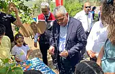 Ödemiş İlçe Tarım ve Orman Müdürlüğü'nden Pirinççi İlkokulu öğrencileriyle örnek su tasarrufu projesi