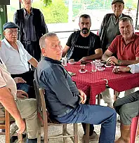 AK Parti Ödemiş İlçe Başkanı Öncel'den Tekke Mahallesi Ziyareti