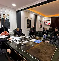 AK PARTİ TİRE İLÇE BAŞKANLIĞI'NDA YOĞUN ZİYARET GÜNÜ