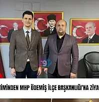 Hastane yönetiminden MHP Ödemiş İlçe Başkanlığı'na ziyaret