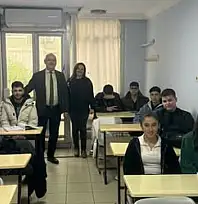 İLÇE MİLLİ EĞİTİM MÜDÜRÜ DESTİCİOĞLU'NDAN ÖZEL ÖĞRETİMKURSUNA ZİYARET