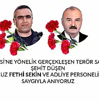 İZMİR ADLİYESİ SALDIRISINDA HAYATINI KAYBEDEN FETHİ SEKİN VE MUSA CAN UNUTULMADI