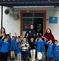 İzmir Ülkü Ocakları'ndan Köy Okullarına Eğitim Desteği Şehit Öğretmen Necmettin Yılmaz'a Vefa