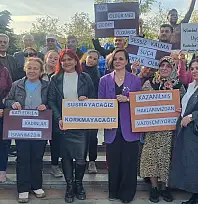 Karabağlar'dan Kadına Şiddete Karşı Tek Yürek Mesajı