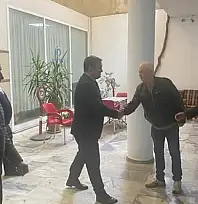 Kaymakam Erdoğan'dan Muhtarlar Derneği'ne Ziyaret.