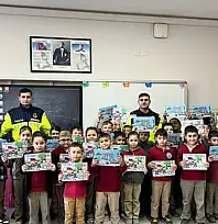 Kiraz'da İlkokul Öğrencilerine Trafik Güvenliği Eğitimi