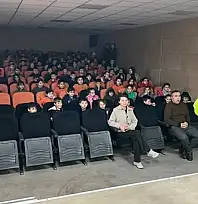 KİRAZ'DA ÖĞRENCİLERE TRAFİK GÜVENLİĞİ SEMİNERİ