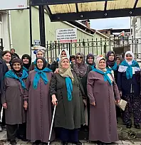 KİRAZ'DA UMRE YOLCULARI DUALARLA KUTSAL TOPRAKLARA UĞURLANDI