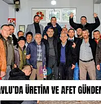 Kızılcahavlu'da üretim ve afet gündemi