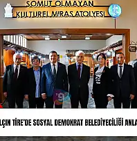 Murat Karayalçın Tire'de sosyal demokrat belediyeciliği anlattı