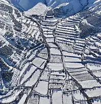 ÖDEMİŞ BOZDAĞ KARLA BEYAZA BÜRÜNDÜ