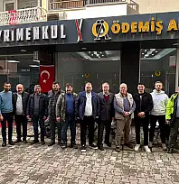 Ödemiş demirciler odası seçimleri öncesi Erdem Derya'dan mahalle buluşması