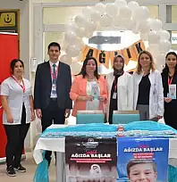 Ödemiş Devlet Hastanesi'nde Ağız ve Diş Sağlığı Standı Açıldı