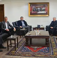 ÖDEMİŞ HEYETİNDEN İESOB BAŞKANINA ZİYARET